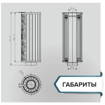 Дымоход-конвектор «Атмосфера» Верде Гватемала